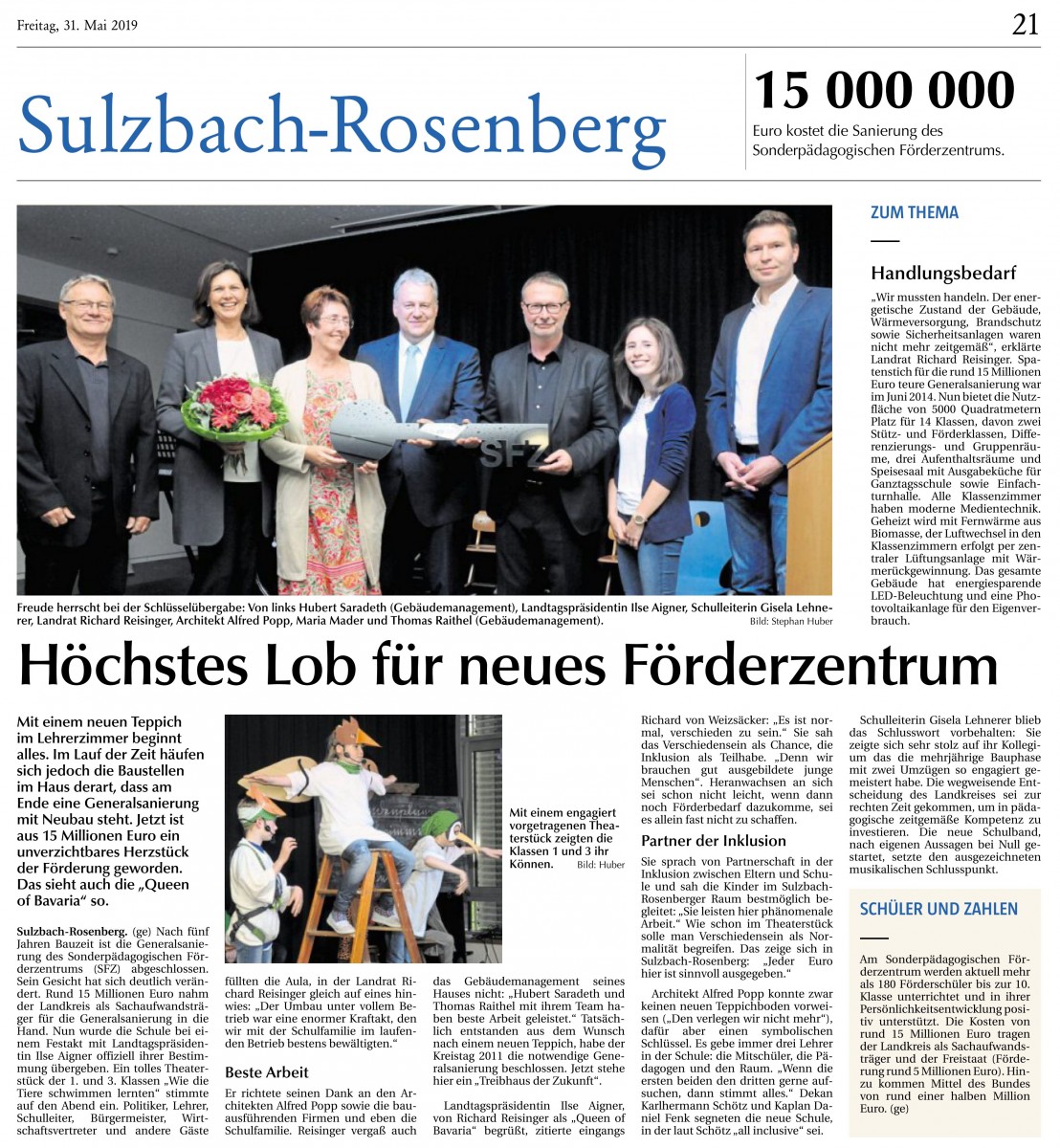 Zeitungsartikel Sulzbach-Rosenberger Zeitung